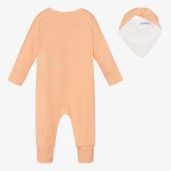 Girls Pink Organic Cotton EKD Babysuit Set