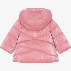 Girls Pink Puffer Coat