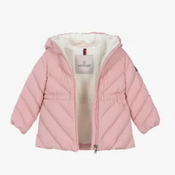 Girls Pink Sanaa Hooded Down Coat