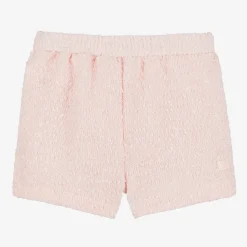 Girls Pink Sequinned Shorts