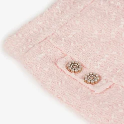 Girls Pink Sequinned Shorts