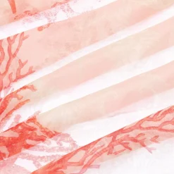 Girls Pink Silk Barocco Sea Kids Foulard