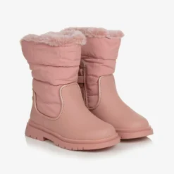 Girls Pink Snow Boots