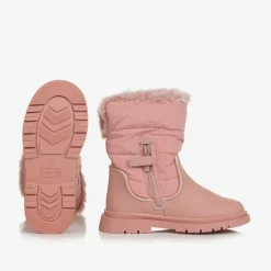 Girls Pink Snow Boots