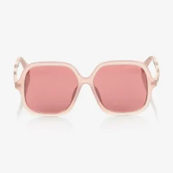 Girls Pink Square Sunglasses