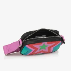 Girls Pink Star Messenger Bag (18cm)