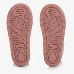 Girls Pink Thermal Rain Boots