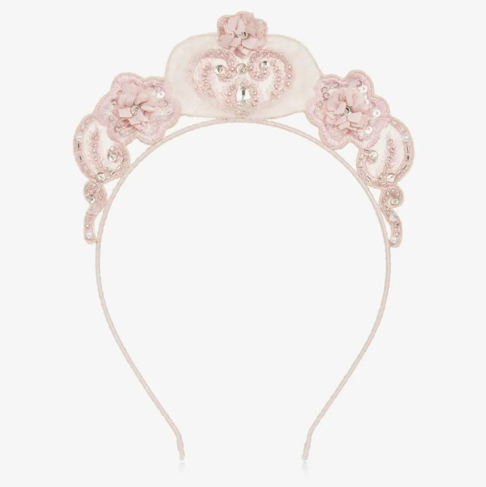 Girls Pink Tiara Hairband