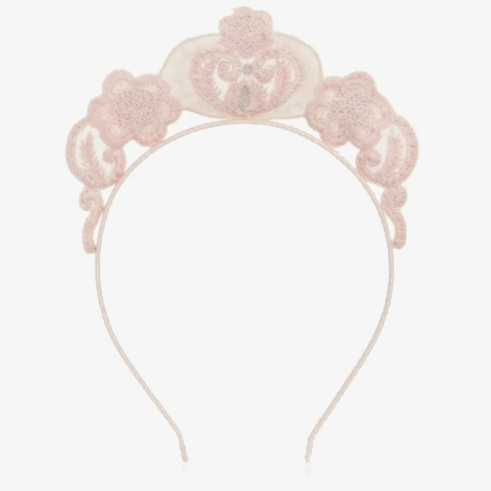 Girls Pink Tiara Hairband