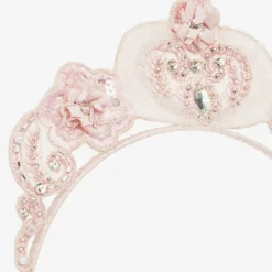 Girls Pink Tiara Hairband