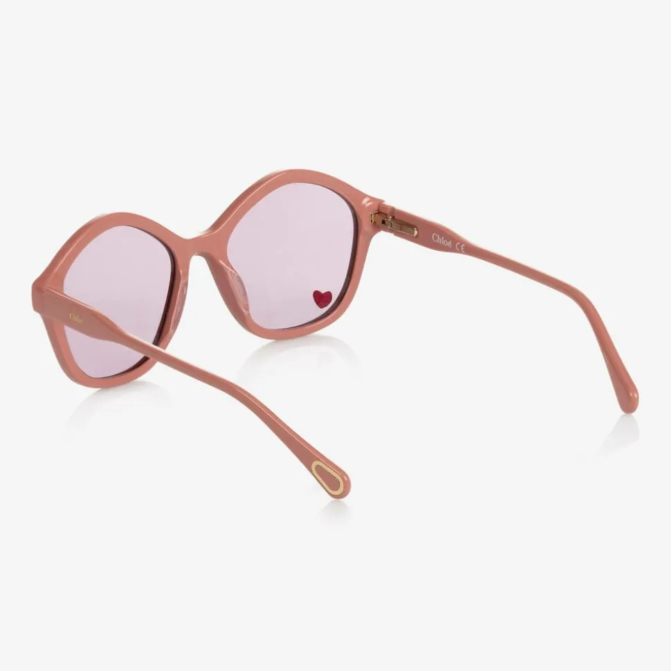 Girls Pink Tinted Sunglasses