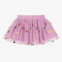 Girls Pink Tulle Shooting Star Skirt