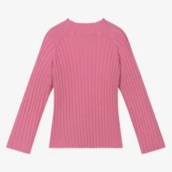 Girls Pink Turtle Neck Top