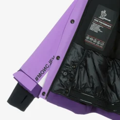 Girls Purple & White Corserey Ski Jacket