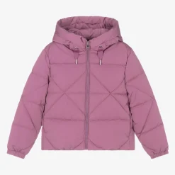 Girls Purple Hooded Jacket
