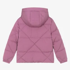 Girls Purple Hooded Jacket