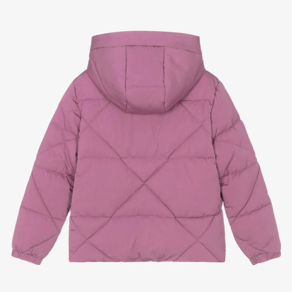 Girls Purple Hooded Jacket