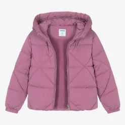 Girls Purple Hooded Jacket