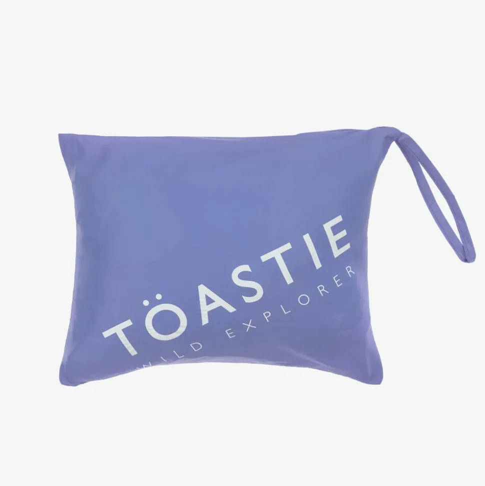 Girls Purple Packable Puffer Jacket