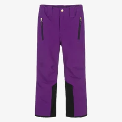 Girls Purple Ski Trousers
