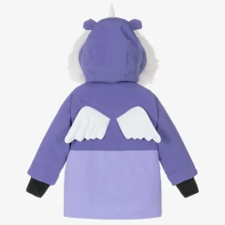Girls Purple Sparkle The Unicorn Ski Jacket