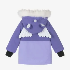 Girls Purple Sparkle The Unicorn Ski Jacket