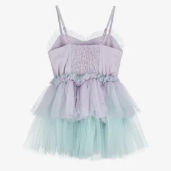 Girls Purple Super Hero Sequin Dress