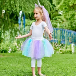 Girls Purple Unicorn Costume