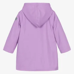 Girls Purple Waterproof Raincoat