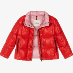 Girls Red Down Padded Parana Jacket