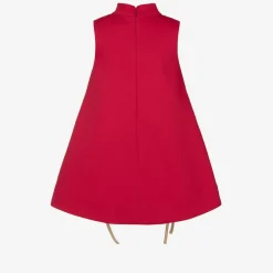 Girls Red Floral Dress