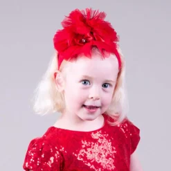 Girls Red Headband