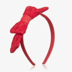 Girls Red Lace Hairband