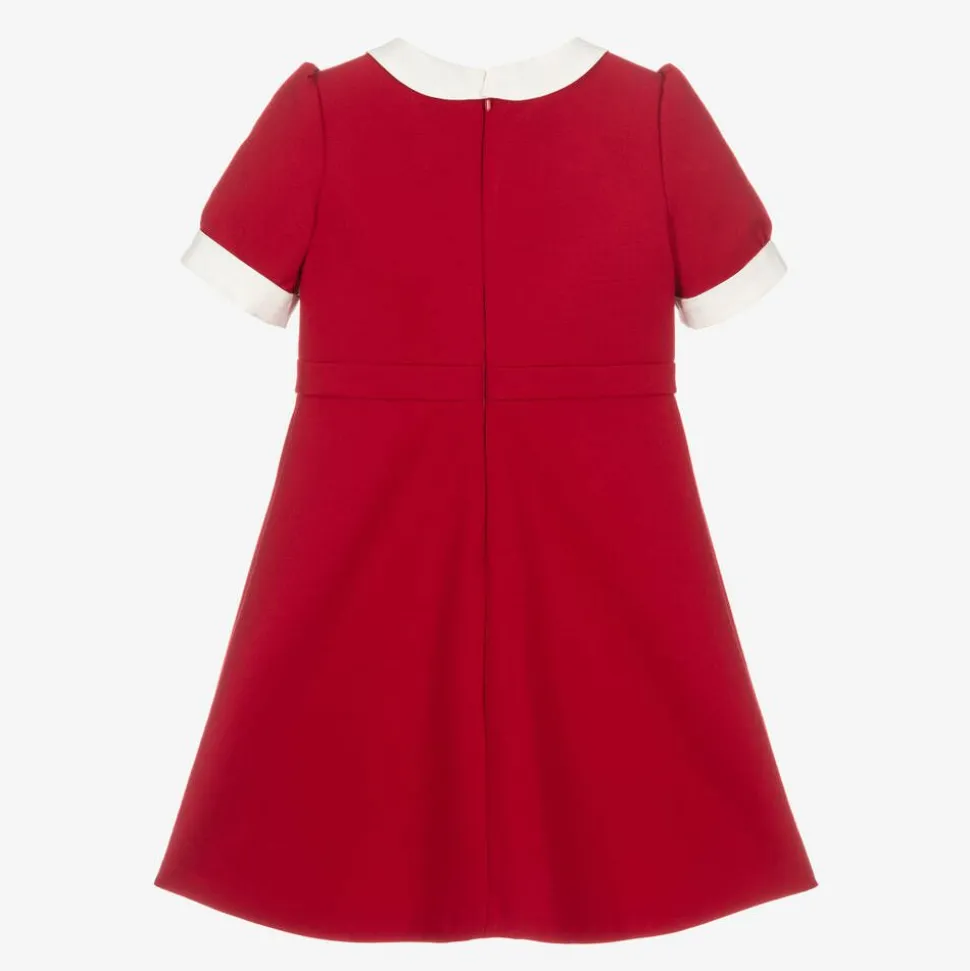 Girls Red Milano Jersey Dress