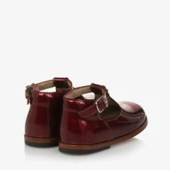 Girls Red Patent Leather First Walker Shoes