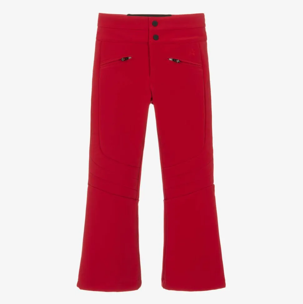 Girls Red Ski Trousers