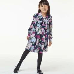 Girls Sheer Navy Blue Matt Tights