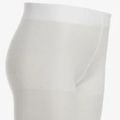 Girls Sheer White Matt Tights