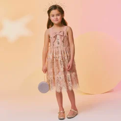 Girls Silver Diamanté Circle Bag (13cm)