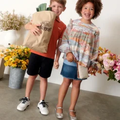 Girls Silver Leather Pumps