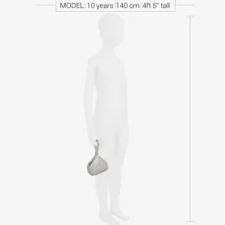 Girls Silver Rhinestone Handbag (15cm)