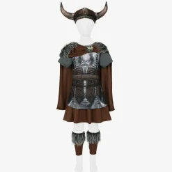 Girls Viking Queen Dressing-Up Costume