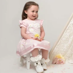 Girls White Bow Shoes