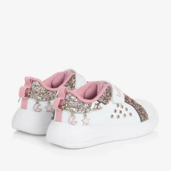 Girls White Bracelet Trainers