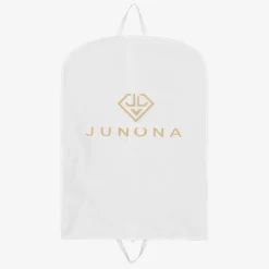 Girls White Chiffon Embroidered Dress