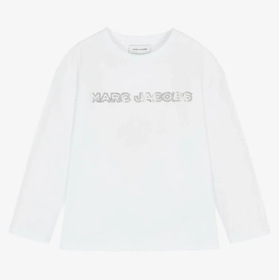 Girls White Cotton Top