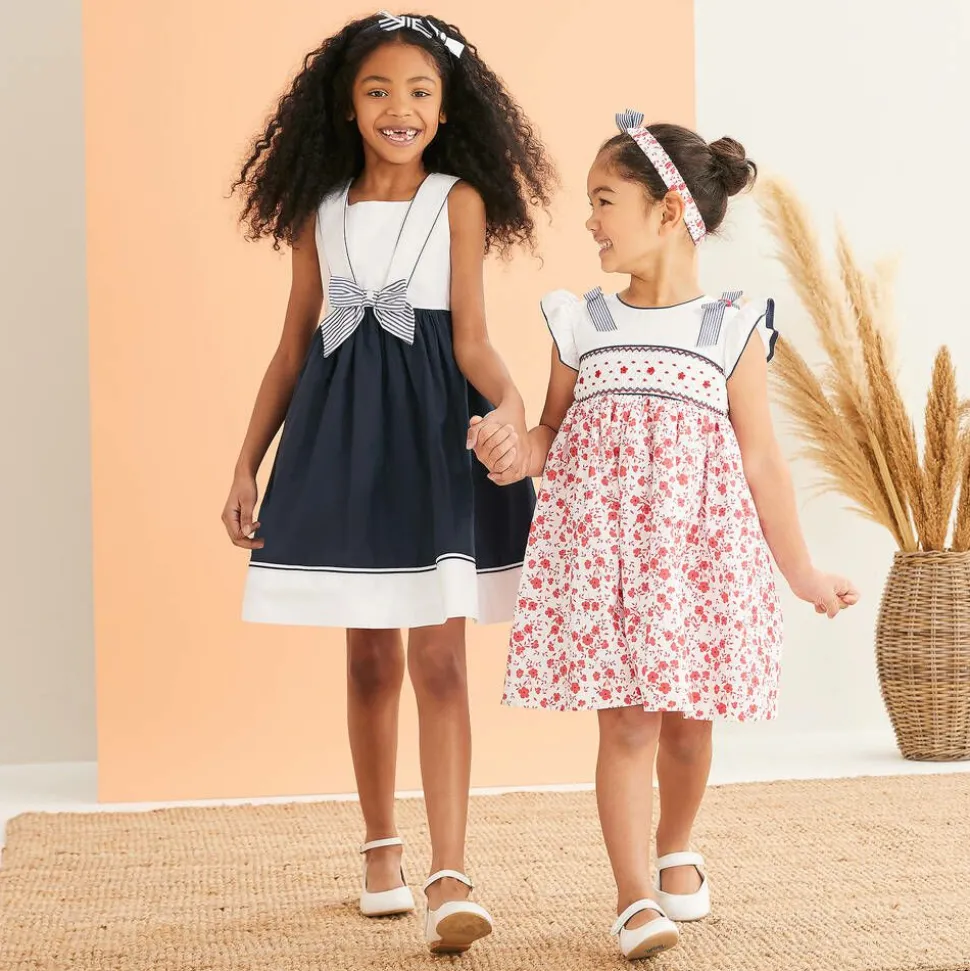 Girls White Leather Pumps