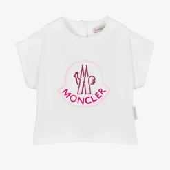 Girls White Logo T-Shirt