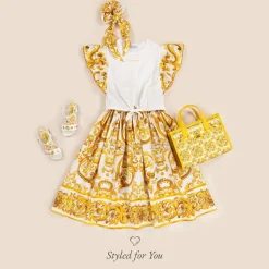 Girls White Patent Leather & Crystal Sandals