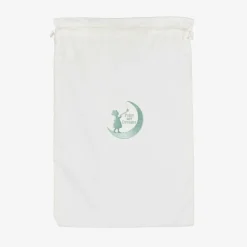 Girls White Personalised Blossom Bathrobe